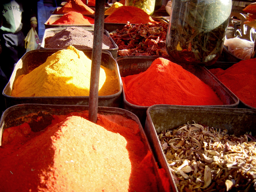 SPICES IN THE KABUL MARKET